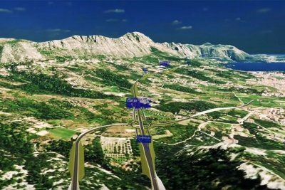 Pogledajte vizualizaciju trase brze ceste Dubrovnik - zračna luka Čilipi (VIDEO)
