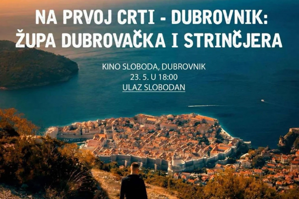 Premijera filma "Na prvoj crti - Dubrovnik: Župa dubrovačka i Strinčjera" u kinu Sloboda
