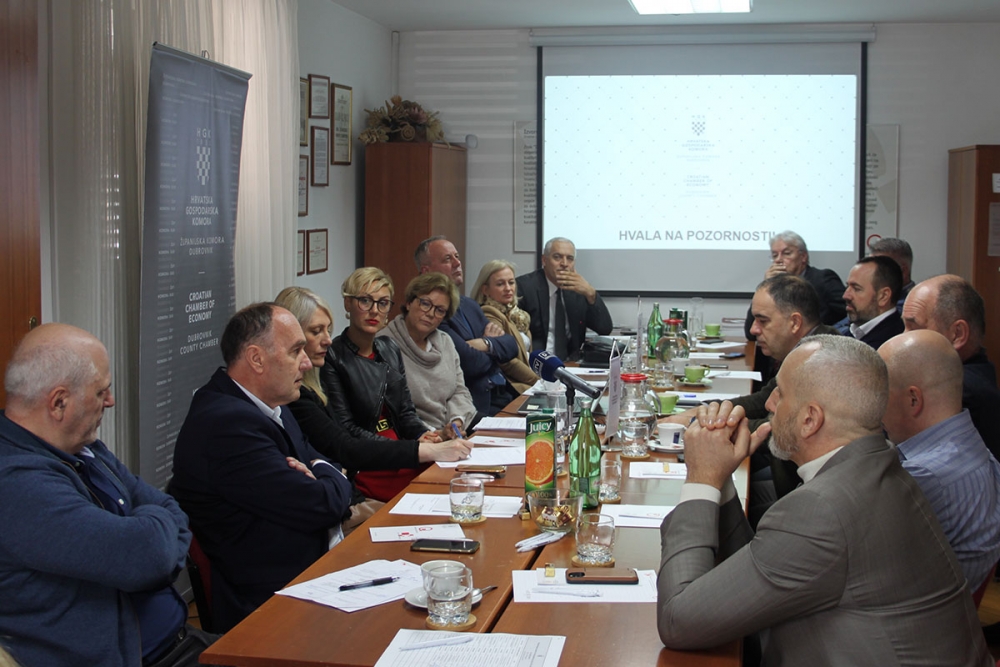 Održana konstituirajuća sjednica Gospodarskog vijeća Županijske komore Dubrovnik
