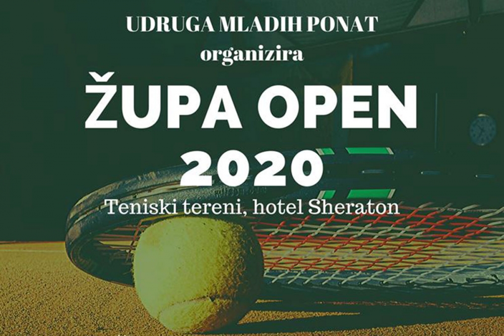 Udruga mladih Ponat organizira Župa Open, amaterski turnir u tenisu na terenima hotela Sheraton