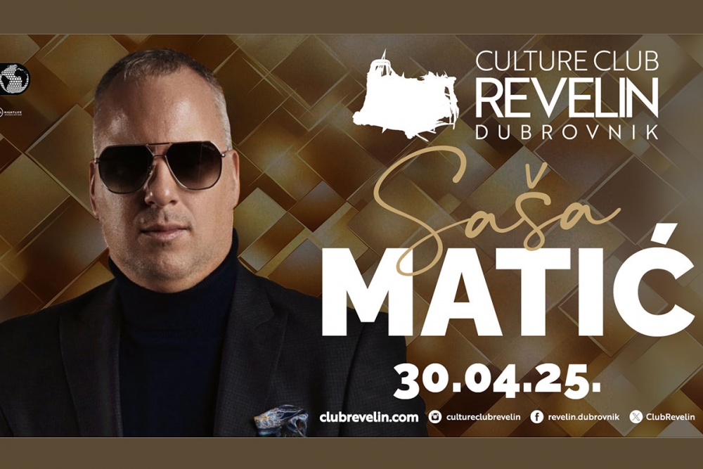 Saša Matić ponovno u Revelinu, u srijedu 30. travnja