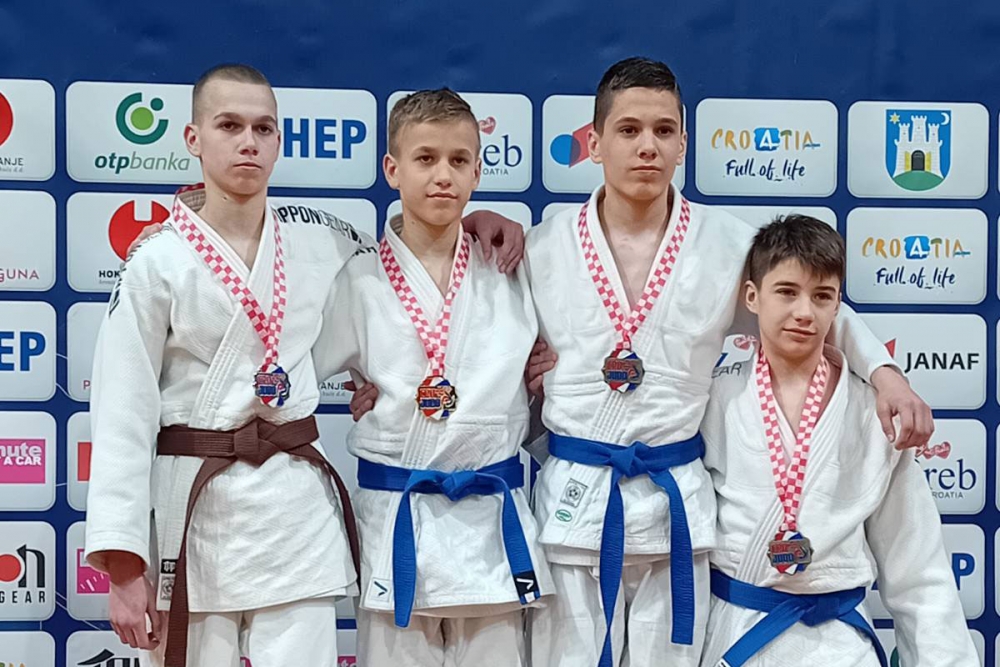 Luk&scaron;a Bračić kadetski judo prvak Hrvatske, Ivanu Sablju bronca na Državnom prvenstvu u Podsusedu