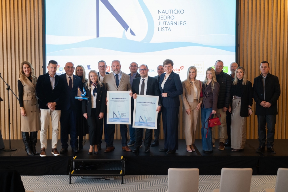 U Zadru održana svečana dodjela nagrada Nautičkog jedra za 2025. godinu