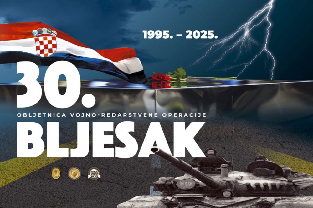 Obilježavanje jubilarne, 30. obljetnice vojno-redarstvene operacije Bljesak