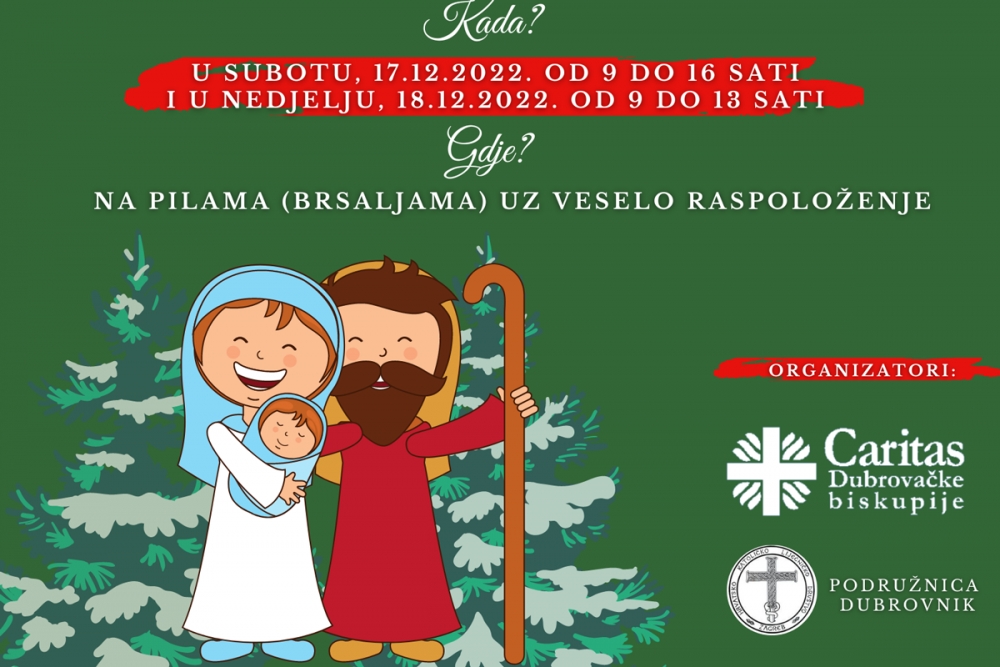 Caritas Dubrovačke biskupije; &ldquo;Podijelimo radost Božića&rdquo; &ndash; za stanovnike kontejnerskog naselja u Petrinji