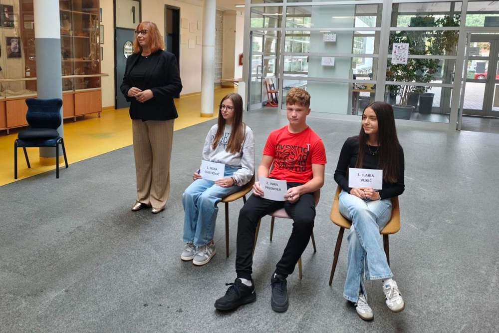 Nakon izborne kampanje i izbora, Vijeće učenika župske &scaron;kole dobilo novu predsjednicu Ilariju Vukić