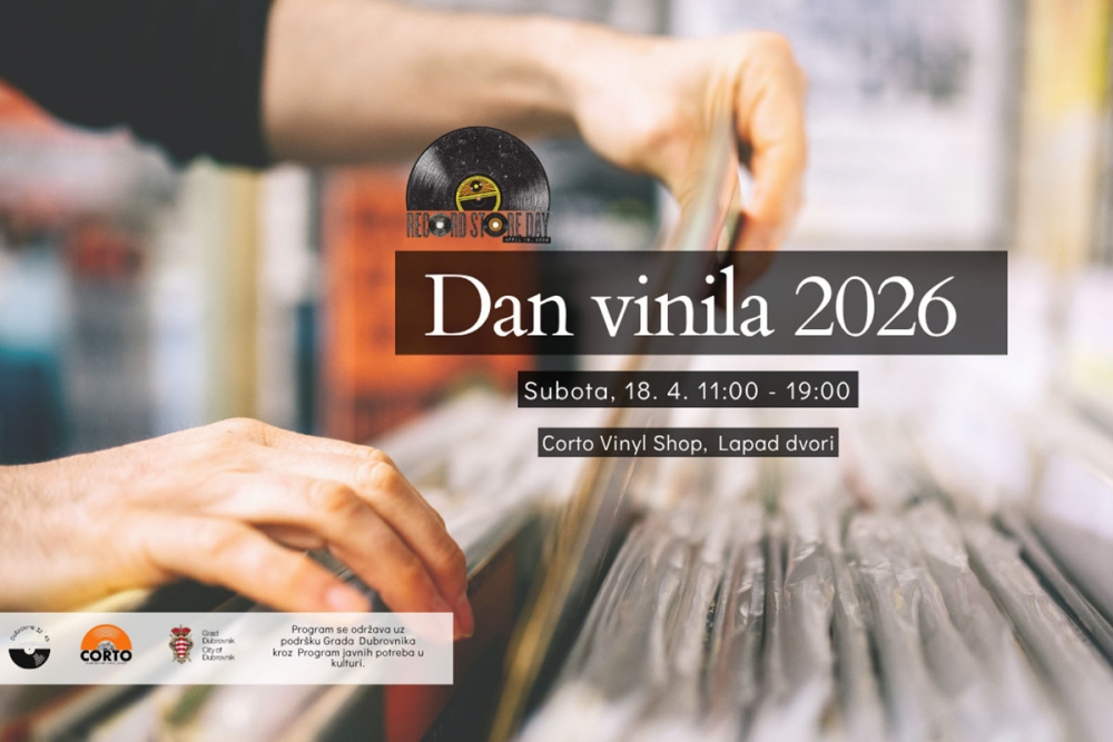 Povodom međunarodnog događanja Record Store Day u subotu Dan vinila u Dubrovniku