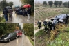 Mokri i skliski kolnici!! Sudar dva osobna vozila kod samostana sv. Vicenca, jedno sletjelo s ceste (FOTO)