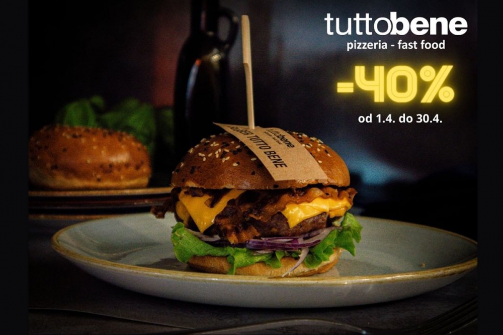 Nije &scaron;ala! Od 1.4. u TuttoBene popust 40% na sve!