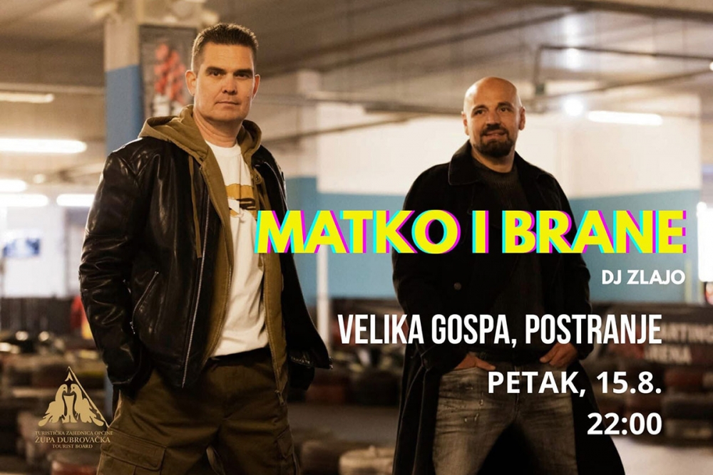 Tradicionalna zabava povodom feste Velike Gospe, večeras na Bravinjcu Matko i Brane