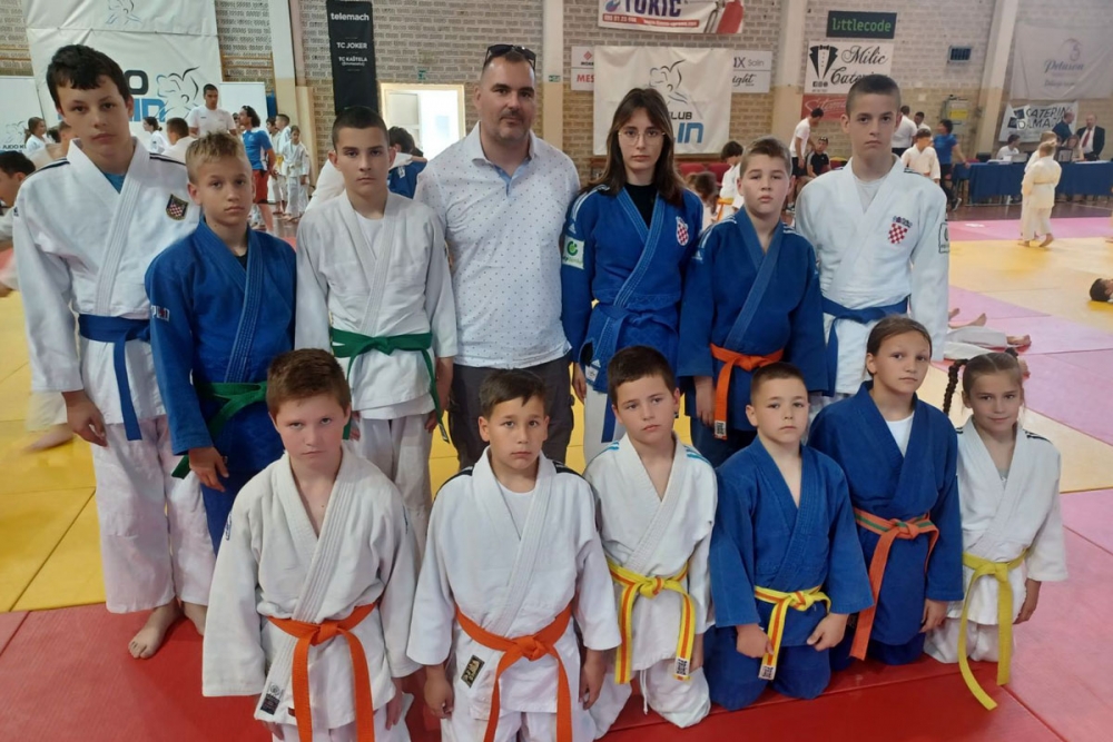 Osam medalja za Judo klub Župa dubrovačka na turniru Salona open 2023 u Solinu