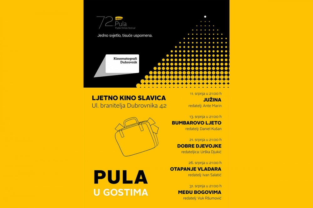 &ldquo;Pula u gostima&rdquo; u ljetno kino Slavicu donosi dvije svjetske i tri hrvatske premijere