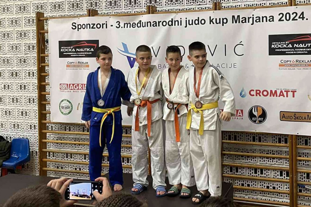 Sedam medalja Judo kluba Župa dubrovačka na Međunarodnom kupu Marjan u Splitu