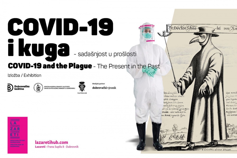 Dubrovačka ba&scaron;tina; Besplatno vođenje i razgledanje izložbe &ldquo;Covid 19 i kuga: sada&scaron;njost u pro&scaron;losti&ldquo;