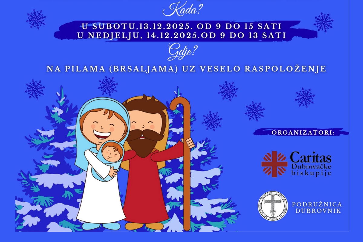 Ovaj vikend na Pilama; Humanitarna akcija &ldquo;Podijelimo radost Božića&rdquo;