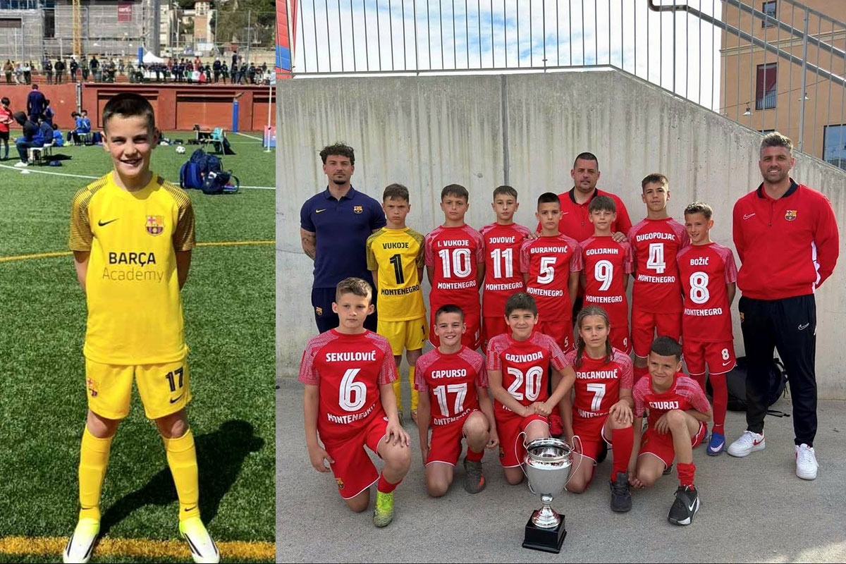 Mladi igrač NK Župe dubrovačke Maroje Capurso nastupio na Barca Academy World Cupu 2026.