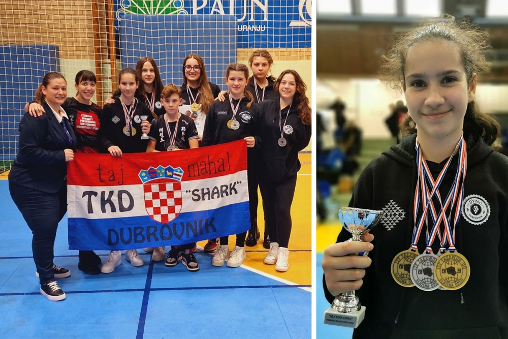 Novi uspjeh Taekwon-do kluba Shark - Laura Obad najbolja mlađa kadetkinja Slatina Opena 2023