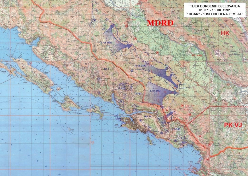 Operacija &ldquo;Tigar&rdquo; - 30 obljetnica; Zauzimanje neprijateljskih utvrđenja na Ivanici i visovima iznad Župe dubrovačke