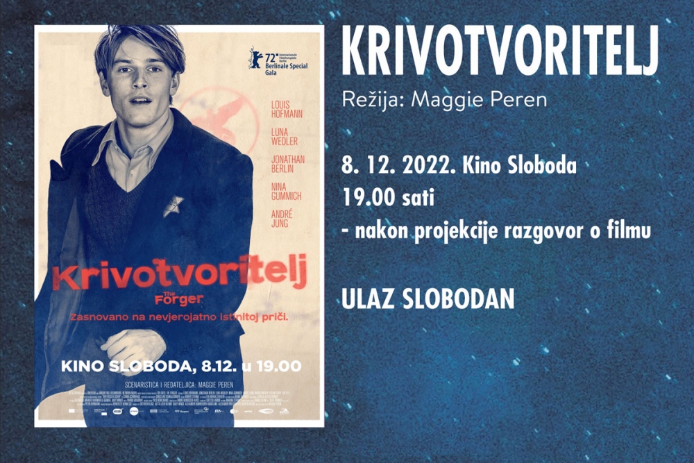 Besplatne projekcije europskih filmova u 75 gradova diljem Europe - Hrvatska premijera filma &bdquo;Krivotvoritelj&ldquo;