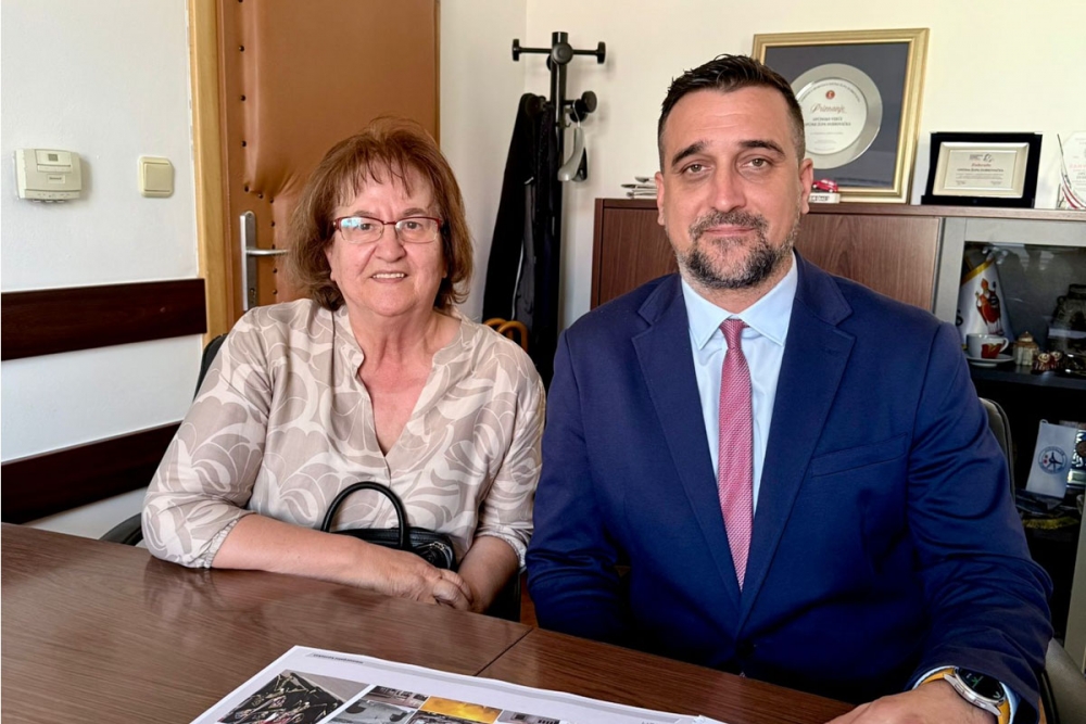 Načelnik Marko Miloslavić primio Mariju Luk&scaron;ić, predstavnicu Udruge civilnih stradalnika Domovinskog rata