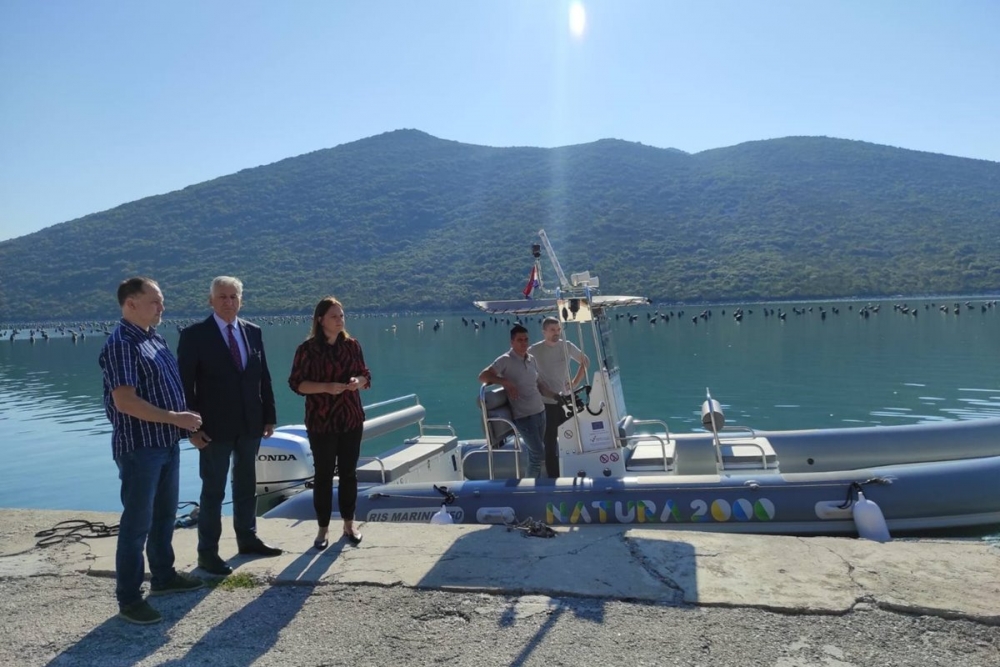 Javnoj ustanovi za upravljanje za&scaron;tićenim dijelovima prirode DNŽ novo plovilo za nadzor eko mreže
