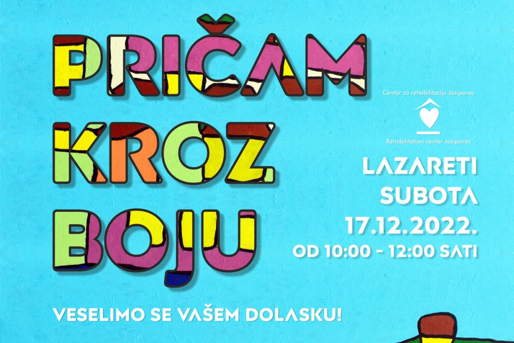 U subotu u Lazaretima izložba likovnih radova korisnika Centra Josipovac "Pričam kroz boju"