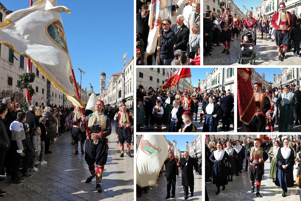 Župljani na procesiji Feste Svetog Vlaha - Tradicionalna petnaesta FOTOGALERIJA