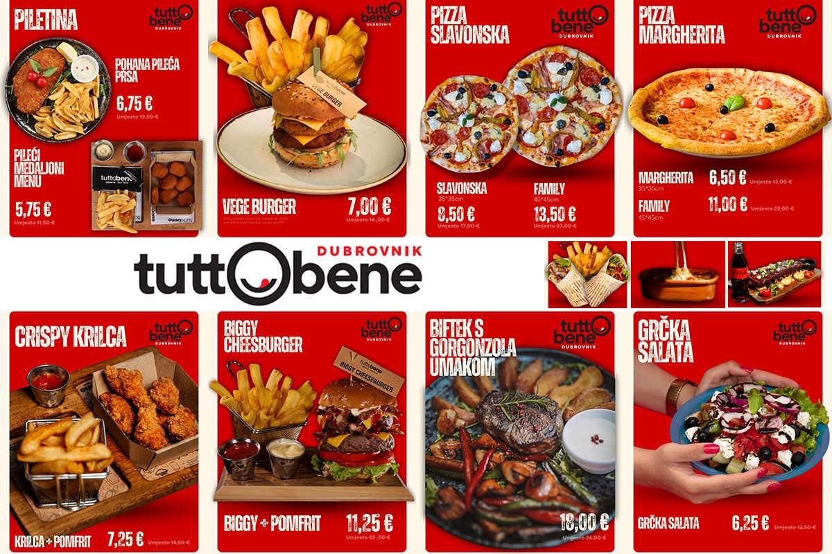 Još ne znate gdje na ručak ili večeru? Imamo prijedlog za ovaj vikend - TuttoBene u Srebrenom